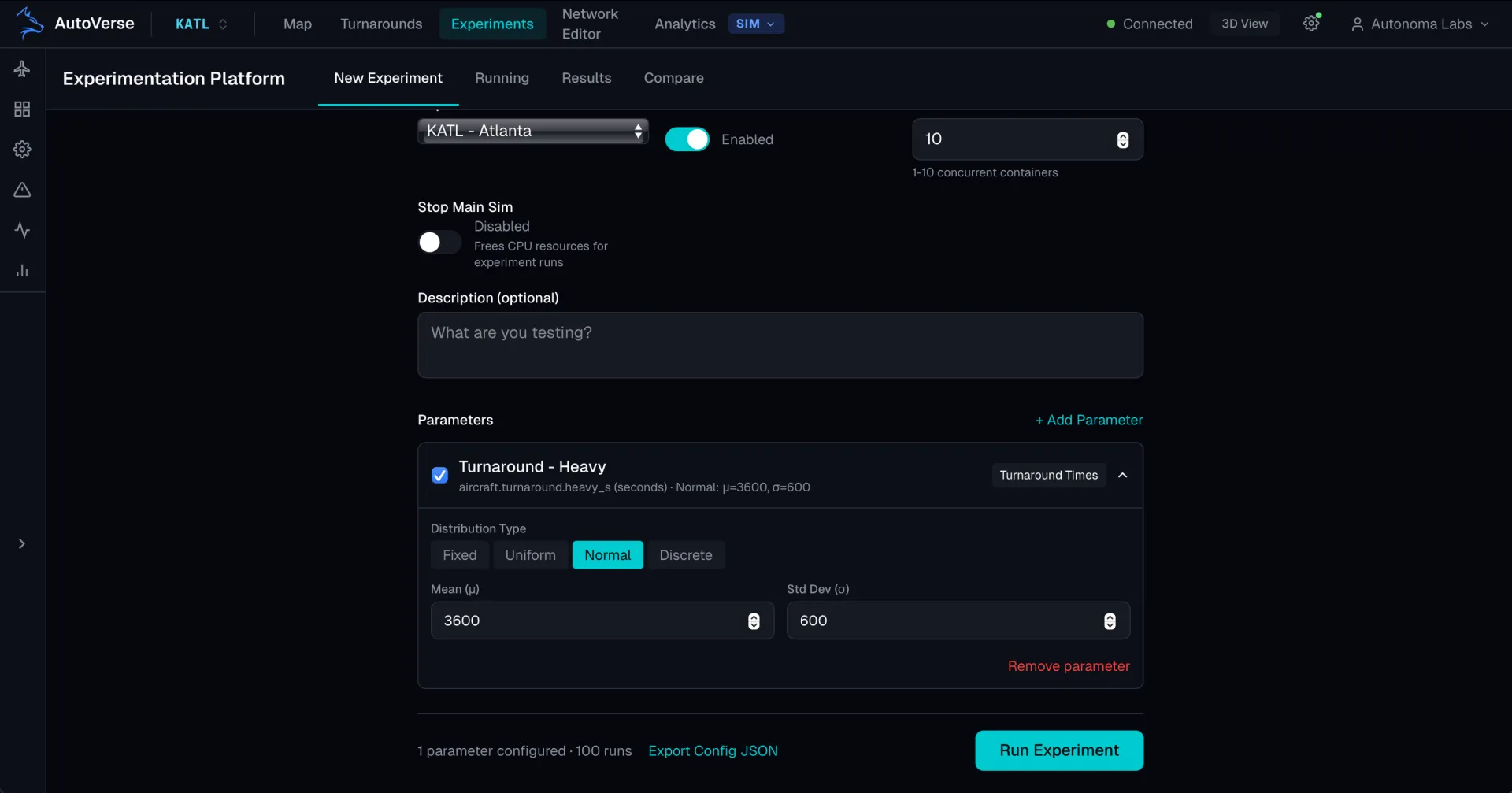 AutoVerse: Staffing & Equipment Testing